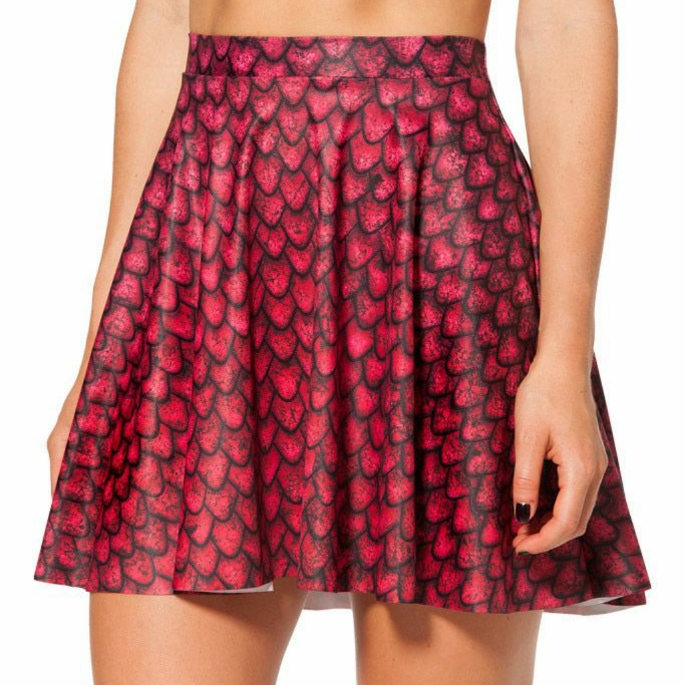 Black Milk Clothing Drogan Dragon Skirt